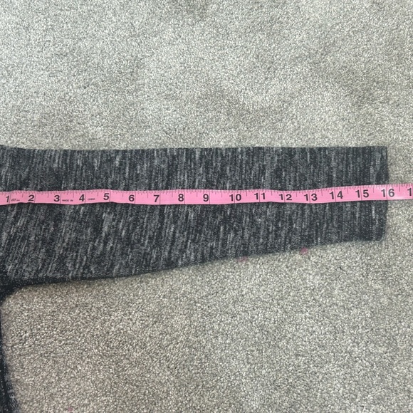 J. Crew Thick Wool Blend Long Sleeve Grey/Black Sweater with Back Zipper Size S - Picture 6 of 9